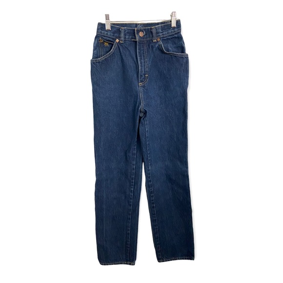 Vintage Silver Unicorn Dark Wash Straight Leg Jeans - Picture 5 of 14